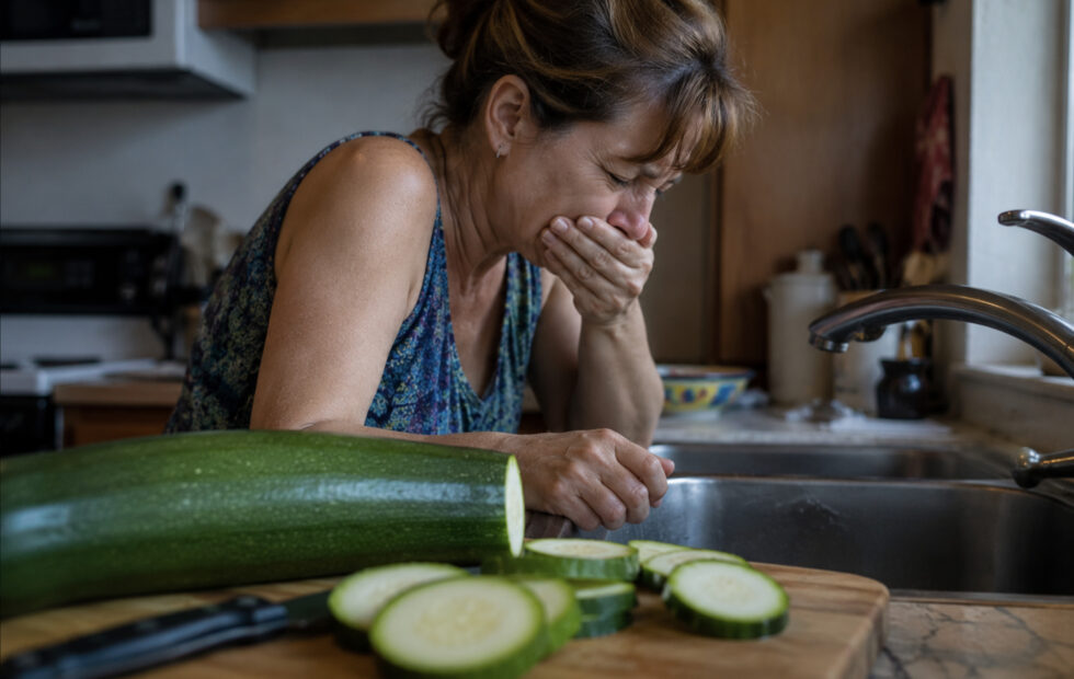 She Said the Zucchini Tasted Bitter—Hours Later, Her Body Started Turning Against Her