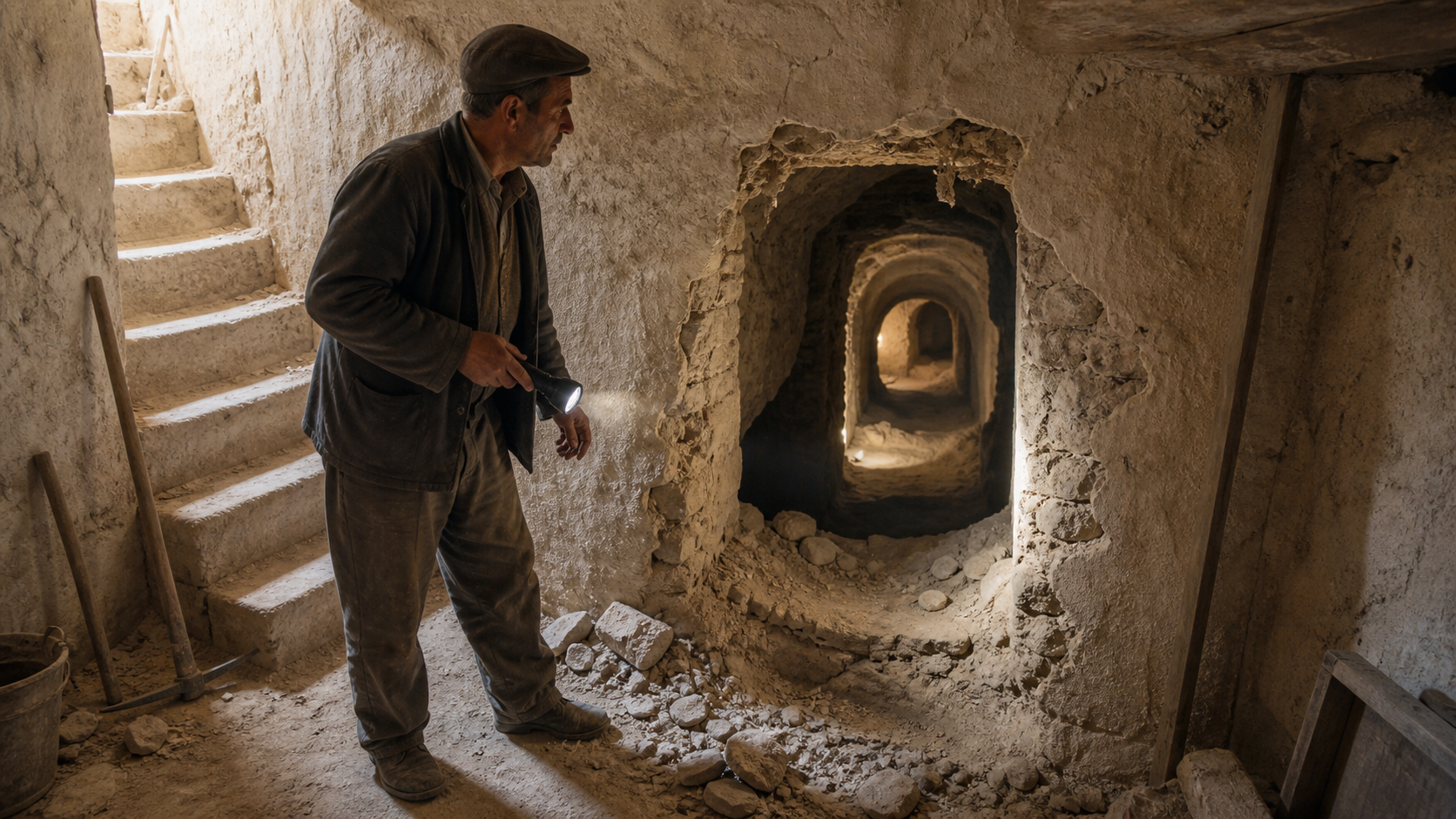 They Followed a Tiny Opening Beneath the City—What They Found Had Been Hidden for Centuries